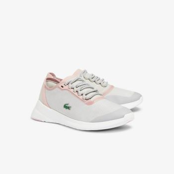 Lacoste LT Fit Synthetic and Textile Sneakers - Tenisky Dámské Světle Šedé / Světle Růžové | CZ-4cTT